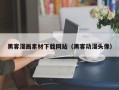 临朐黑客漫画素材下载网站（黑客动漫头像）